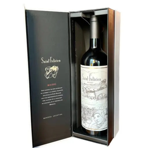 Vino San Felipe Malbec estuche